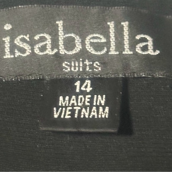 Isabella Black Suit Jacket Blazer Size 14 | Classic Career Workwear - Picture 9 of 14